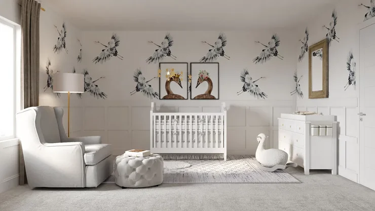 Neutral & Calming Nursery Remodel